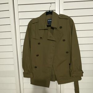 Old Navy Women’s Olive short trench style Coat